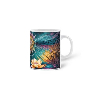 Nome do produto Coleção Mandalas 02<br>Caneca de Porcelana