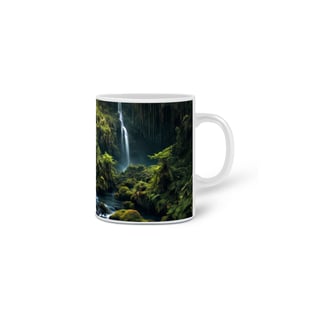 Nome do produto Coleção Rain Forest 02<br>Caneca de Porcelana
