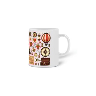 Nome do produto Você É Minha Aventura Favorita - 01<br>Caneca de Porcelana
