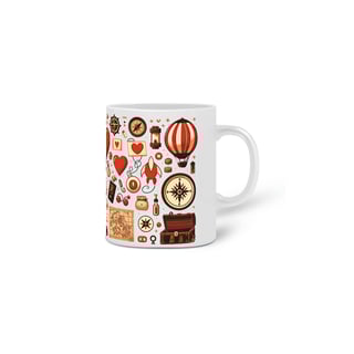 Nome do produto Você É Minha Aventura Favorita - 02<br>Caneca de Porcelana