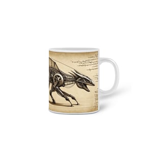 Nome do produto Coleção Da Vinci Imaginário 04<br>Caneca de Porcelana