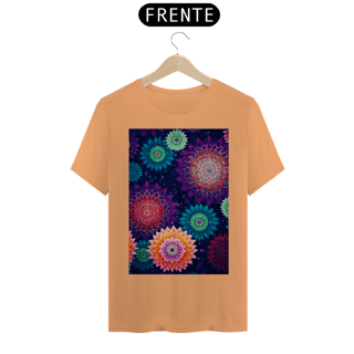 Nome do produto Coleção Mandalas 03<br>T-Shirt Unissex Estonada