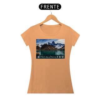 Nome do produto Coleção Patagônia 01<br>T-Shirt Feminina Estonada