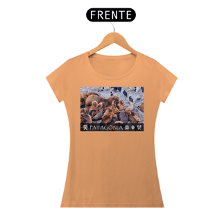 Nome do produto Coleção Patagônia 04<br>T-Shirt Feminina Estonada