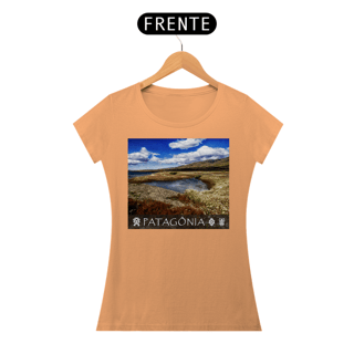 Nome do produto Coleção Patagônia 06<br>T-Shirt Feminina Estonada