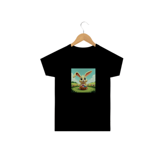 Nome do produto Coelhino da Páscoa 04<br>Camiseta Clássica Infantil