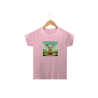 Nome do produto Coelhino da Páscoa 04<br>Camiseta Clássica Infantil