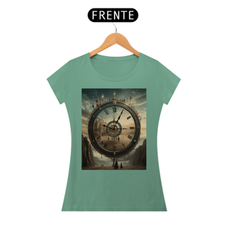 Nome do produto Coleção Tempus Fugit 01<br>T-Shirt Feminina Estonada