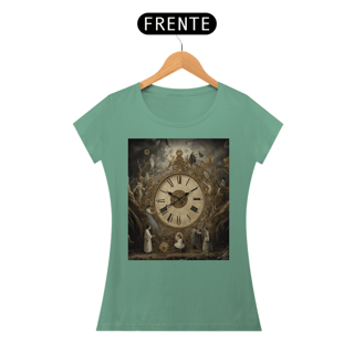 Nome do produto Coleção Tempus Fugit 02<br>T-Shirt Feminina Estonada