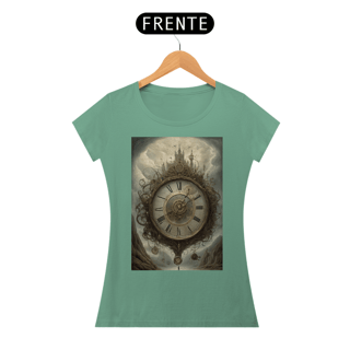 Nome do produto Coleção Tempus Fugit 04<br>T-Shirt Feminina Estonada