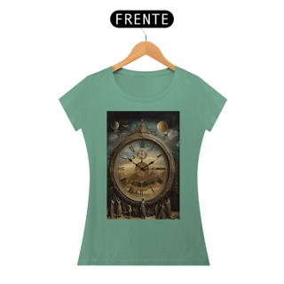 Nome do produto Coleção Tempus Fugit 06<br>T-Shirt Feminina Estonada