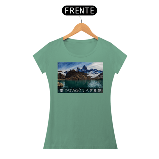 Nome do produto Coleção Patagônia 01<br>T-Shirt Feminina Estonada