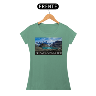 Nome do produto Coleção Patagônia 02<br>T-Shirt Feminina Estonada
