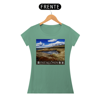 Nome do produto Coleção Patagônia 06<br>T-Shirt Feminina Estonada