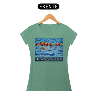 Nome do produto Coleção Patagônia 08<br>T-Shirt Feminina Estonada