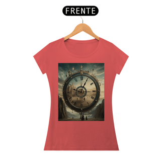 Nome do produto Coleção Tempus Fugit 01<br>T-Shirt Feminina Estonada