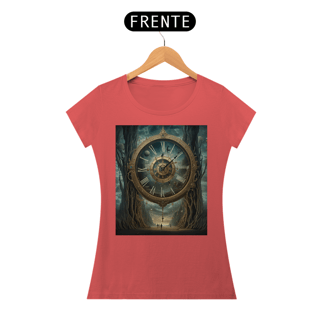 Nome do produto Coleção Tempus Fugit 03<br>T-Shirt Feminina Estonada