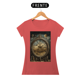 Nome do produto Coleção Tempus Fugit 06<br>T-Shirt Feminina Estonada