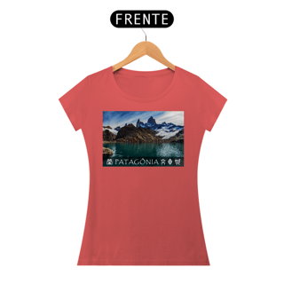 Nome do produto Coleção Patagônia 01<br>T-Shirt Feminina Estonada