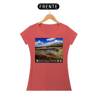 Nome do produto Coleção Patagônia 06<br>T-Shirt Feminina Estonada