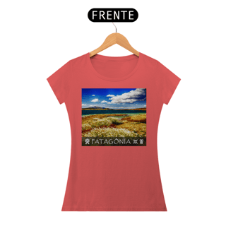 Nome do produto Coleção Patagônia 07<br>T-Shirt Feminina Estonada