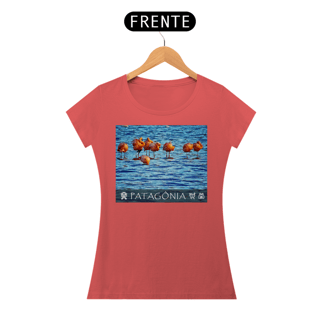 Nome do produto Coleção Patagônia 08<br>T-Shirt Feminina Estonada
