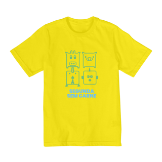 Nome do produto Camiseta infantil (2-8A) Segunda Sem Carne 