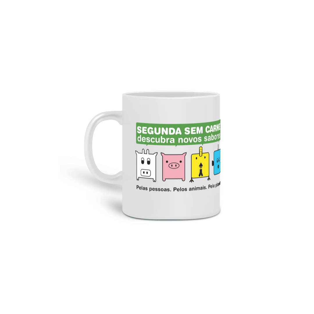 Nome do produto: Caneca Segunda Sem Carne