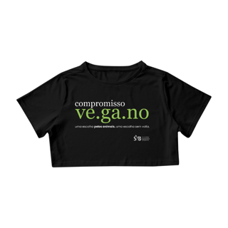 Nome do produto Cropped Compromisso Vegano