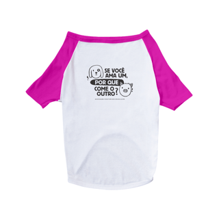 Nome do produto Camiseta Pet Se você ama