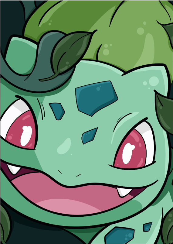 POKEMON BULBASAUR - POSTER UACID