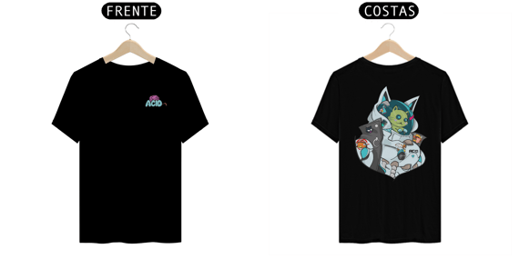 Fortnite Katt - Frente e Costas