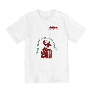 Camiseta Infantil Felipe Melo - Estampa grená 