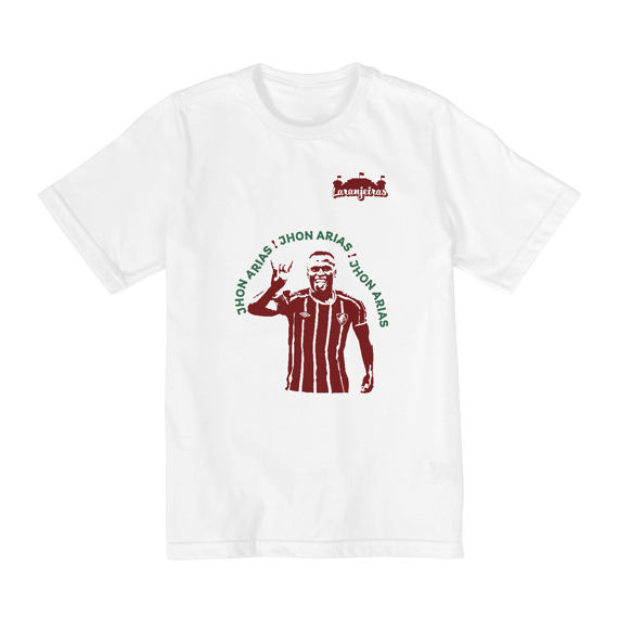 Camiseta Infantil Jhon Arias - Estampa grená