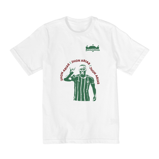 Nome do produto Camiseta Infantil Jhon Arias - Estampa verde