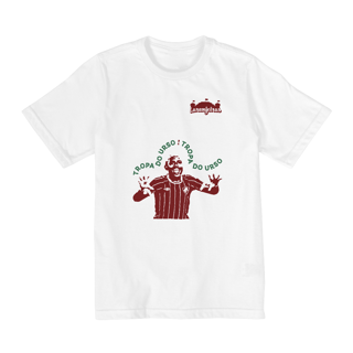 Nome do produto Camiseta Infantil John Kennedy - Estampa grená