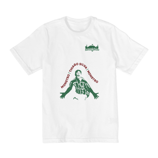 Nome do produto Camiseta Infantil Thiago Silva “Monstro” - Estampa verde