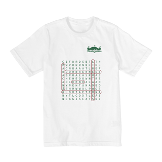 Nome do produto Camiseta Caça-palavras Final Libertadores - Estampa verde