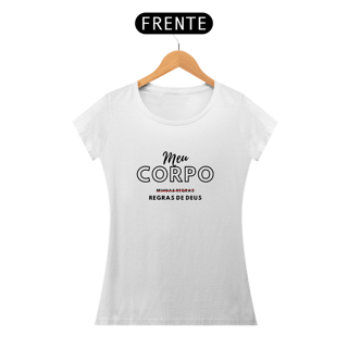 Nome do produto MEU CORPO, REGRAS DE DEUS CORES CLARAS
