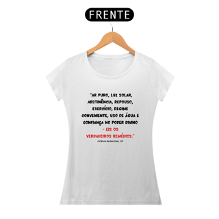 Nome do produto CAMISETA FEMININA A CIÊNCIA DO BOM VIVER