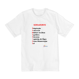 CAMISETA INFANTIL TAMANHO 2 A 8 VERDADEIROS REMÉDIOS