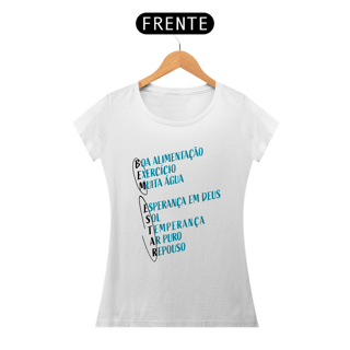 Nome do produto CAMISETA FEMININA BEM ESTAR CORES CLARAS