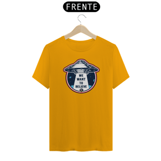 Nome do produto CAMISETA CLASSIC - WE WANT TO BELIEVE - BRAZIL UFO