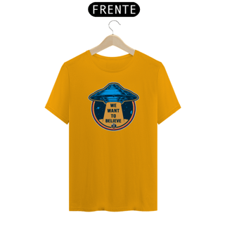 Nome do produto CAMISETA CLASSIC - WE WANT TO BELIEVE - BRAZIL UFO