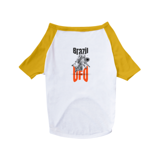 Nome do produto T-SHIRT PET DOG - ASTRONAUTA - BRAZIL UFO