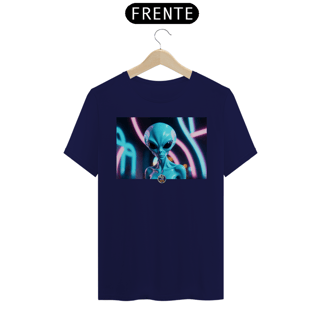 Nome do produto CAMISETA CLASSIC - ALIENÍGENA AZUL