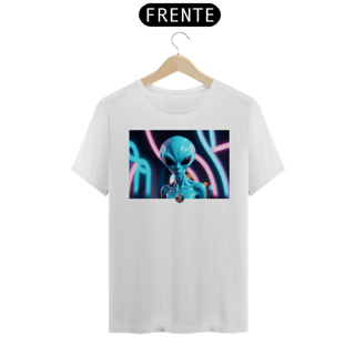 Nome do produto CAMISETA CLASSIC - ALIENÍGENA AZUL