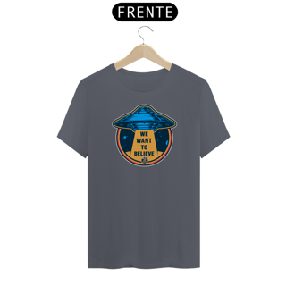 Nome do produto CAMISETA CLASSIC - WE WANT TO BELIEVE - BRAZIL UFO