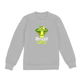 Nome do produto MOLETOM FECHADO - BLUSÃO - ABDUÇÃO - BRAZIL UFO