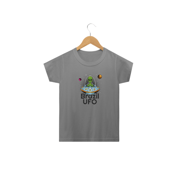 CAMISETA CLASSIC INFANTIL - ALIENIGENA - BRAZIL UFO